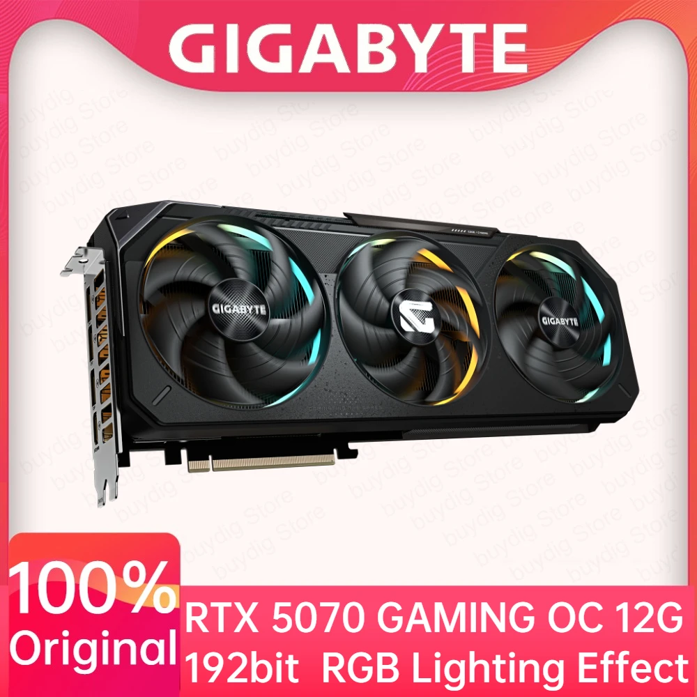 Gigabyte GeForce RTX 5070 GAMING OC 12G Computer Game Graphics Card ...