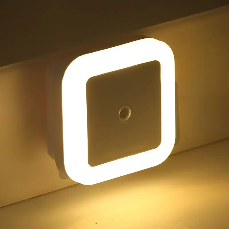 1/2/4PCS Light Sensing Night Light Intelligent LED Night Light Socket Light Suitable for Bedrooms Bathrooms Kitchens Corridors