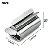 1pc Stainless Steel Wringer Roller Rotate Dispenser for Ointments Cosmetics Bathroom Accessories Toothpaste Squeezer Tube Roller 6