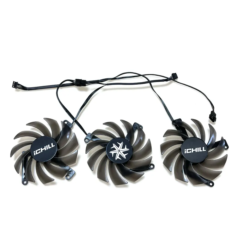 Ventilateur De Carte Graphique 3 Fans – Compatible RTX 3080/3090 ICHILL X4, Modèle CF-12915S
