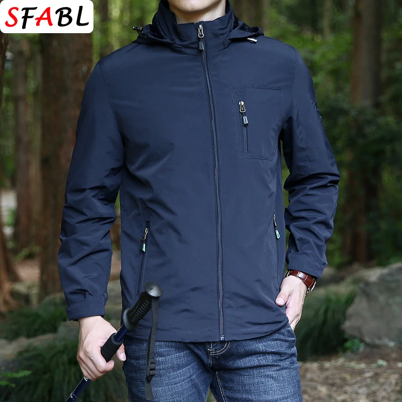New Men's Jacket Waterproof Breathable Quick Dry Summer