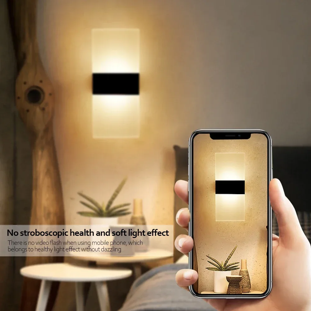 거실 스콘스 벽 조명, USB 충전식 실내 모션 센서 조명, 침실 침대 옆 램프, 복도 계단 장식 조명