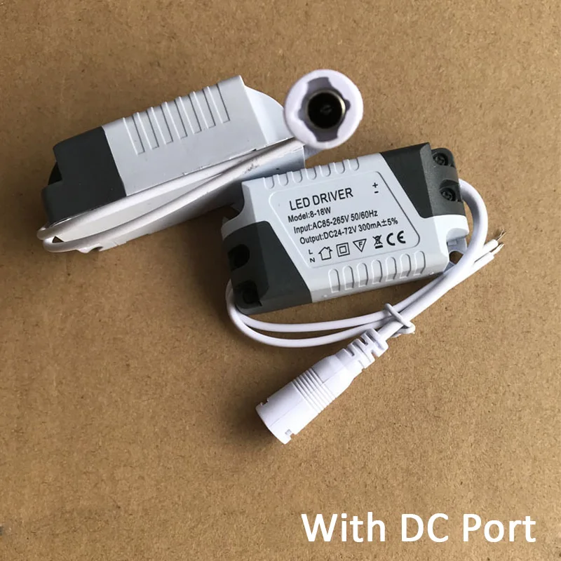 Universal LED Lighting Transformer - Ceiling Lamp & LED Strip Power Supply Adapter (8-24W)