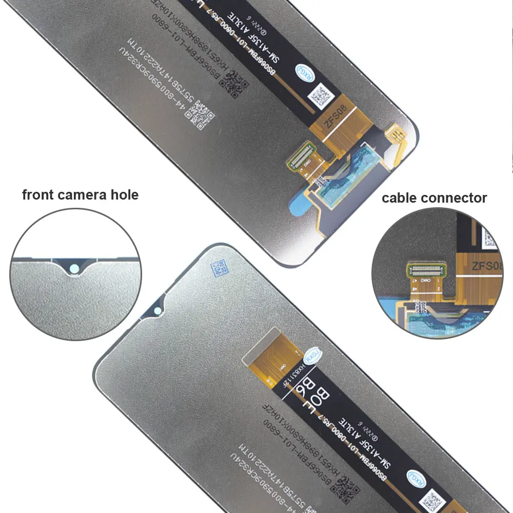 A13 A135F A135M LCD pour Samsung Galaxy A13 4G écran tactile numériseur panneau assemblée pour Samsung Galaxy A13 A135U A135N – Image 5