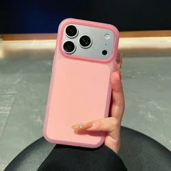 Vibrant Skin - Feel Matte Shockproof Phone Case - iPhone 15 (Pastel Pink)