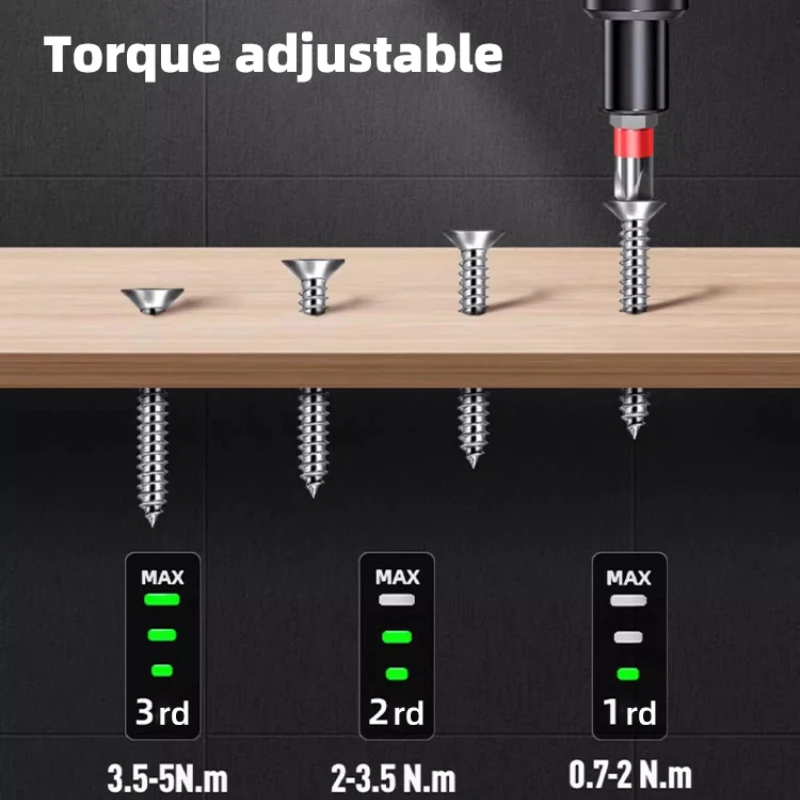 Mini Electric Screwdriver Set USB Rechargeable 2000mah Adjustment Power Dril Multi-function Disassembly Torque Repair Tools Kit 4