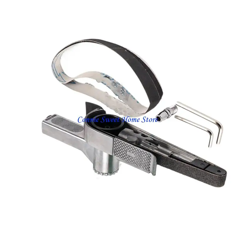 LXAF Luftbetriebener Polierer mit variabler Bewegung, Finisher-Werkzeug mit ergonomischem zum Entfernen von Anlauffarben – Detail 8