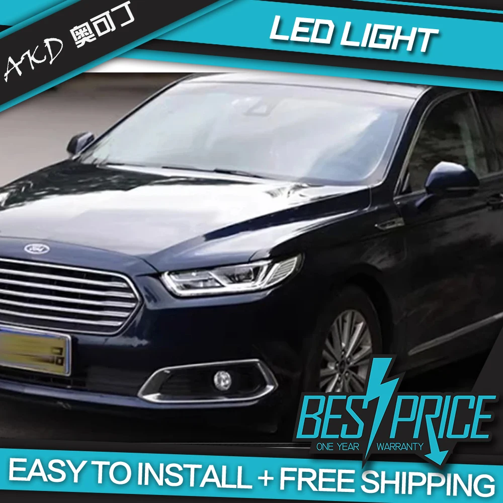 

Автомобильная фара AKD для Ford Taurus 2015-2018 Taurus, фара головного света, ДХО, Hid, биксенон, автоматический уровень