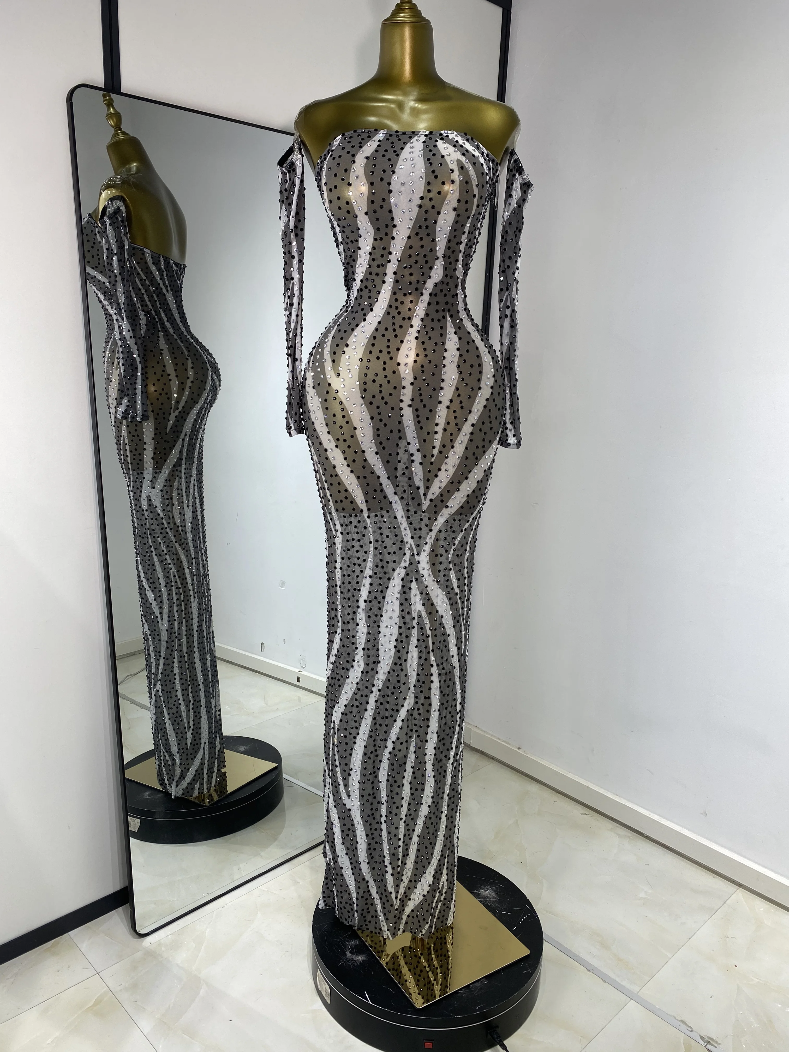 white christmas dresses 100% Silk Maxi Dress | Designer Resort Wear main image 1
