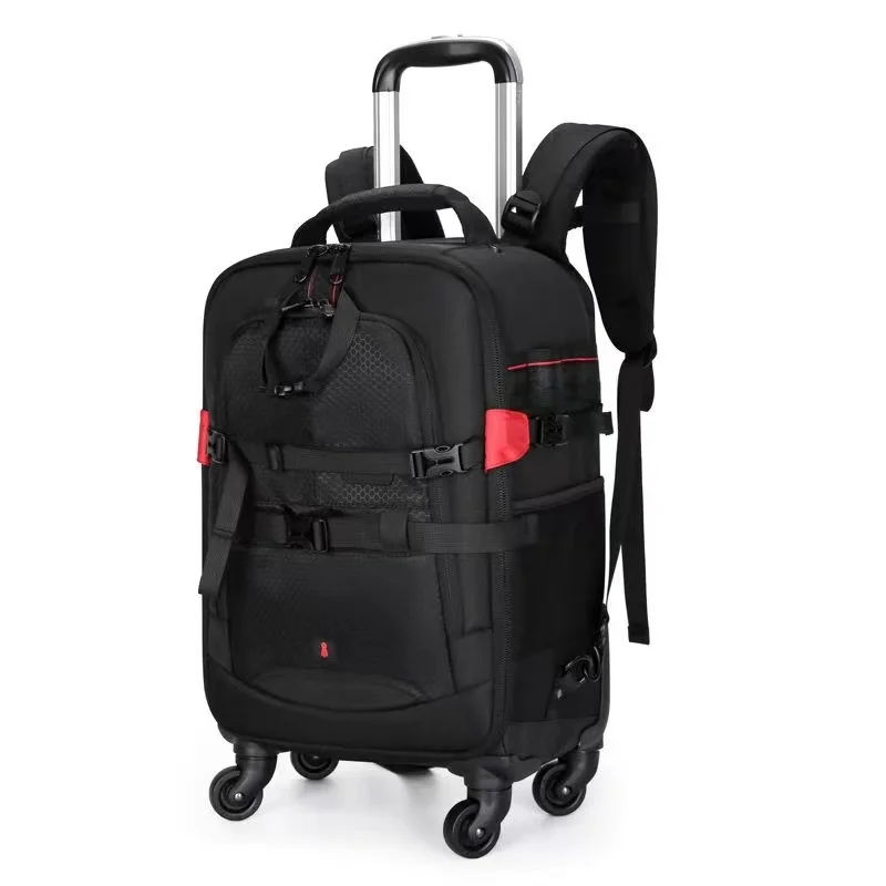 Sac à dos professionnel pour appareil photo SR, valise de voyage Trolley,  photographie, vidéo, photo, appareil photo numérique, bagages - AliExpress