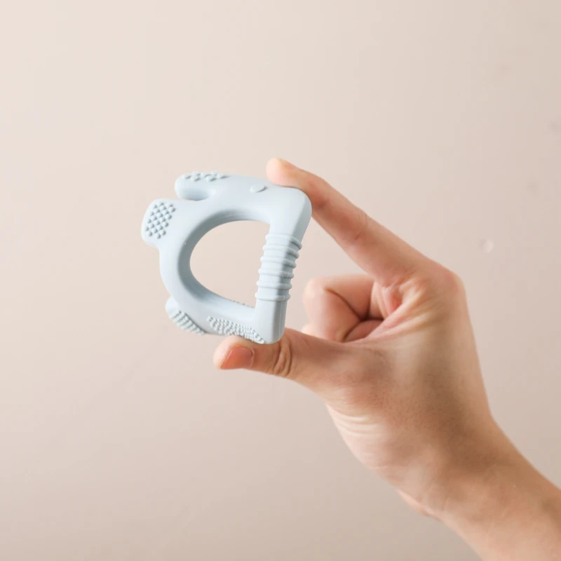 Baby BPA Free Silicone Teething Toys Food Grade Cute Animal Nursing Teether For Children Silicone Teething Toys Teething Toys