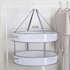 Foldable double-layer clothesline socks sweater socks artifact clothesline flat mesh bag clothesline drying net 1PC 1