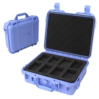 Boîtier de montre haut de gamme à 8 grilles, collection de montres, protection antique, boîte de sécurité, éponge colorée, épaissie, boîte anti-humidité 6
