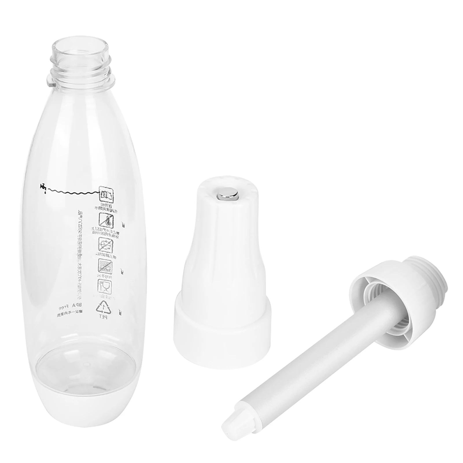 Jet 540g / 19oz Food Grade BPA Light Weight Bubble Soda Machine for Home Cooking Cola Squeezed Drink Cocktails