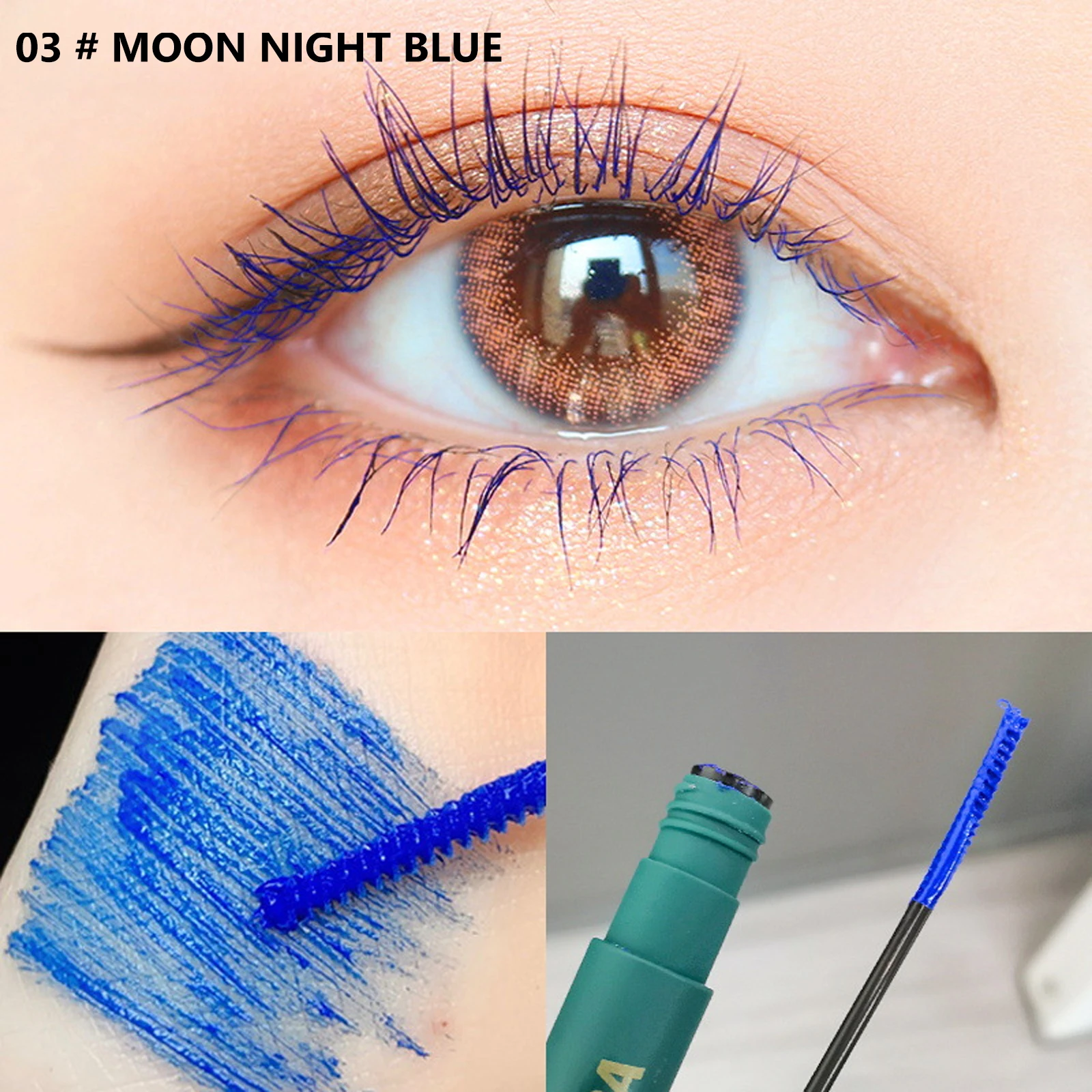 

Thick Curling Waterproof Mascara Silk Fiber Long Lasting Volume Sweatproof and Quick Dry Non-blooming Eye Makeup