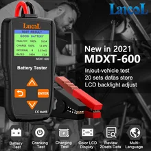 

Lancol MDXT600 Car Battery Tester 12V Load Testers with Colorful LCD Screen 40-2000 CCA Alternator Charging & Cranking System