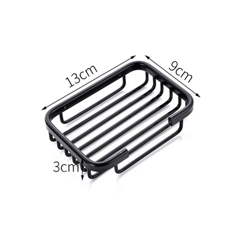 Gold Soap Dishes Soap Basket Wall Mounted Dish Bathroom Accessories Bathroom Furniture Toilet Balcony Glass Holder soap holder soap dish rack