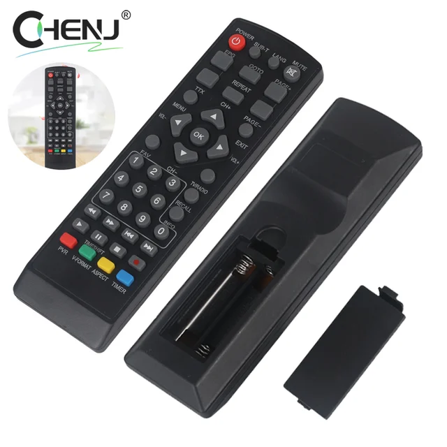 Pour télécommande DVB-T2 adaptée à la télévision intelligente STB HDTV pour décodeur intelligent télécommande numérique haute définition 1
