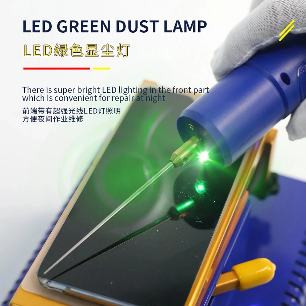 Mecânico-ferramenta Elétrica de Removedor de Cola Lâmpada de Exibição de Poeira Verde Removedor de Tela Led Ir16 Ir14 Ir13 Ir10 Pro Oca - Image 2