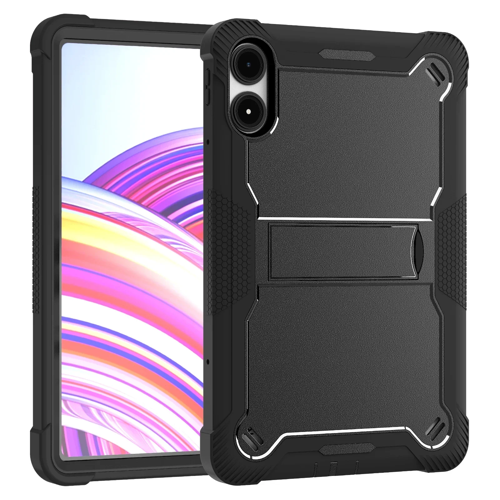 Durable Protective Tablet Stand Cover with Armor Design