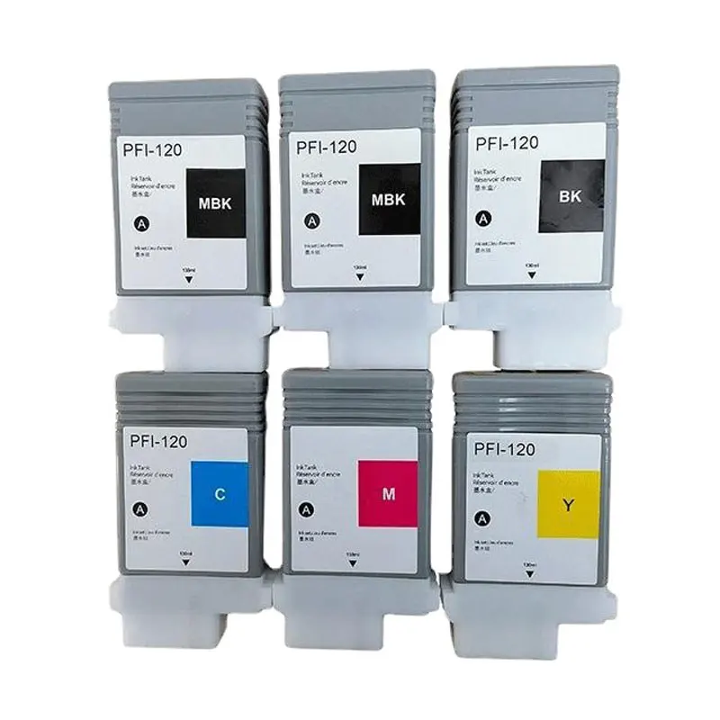 Pfi120 Pfi-120 Cartuccia Di Inchiostro 130Ml Compatibile Per Canon Imageprograf Ipf Tm-200 Tm-205 Tm-300 Tm-305 Con Inchiostro A Pigmenti