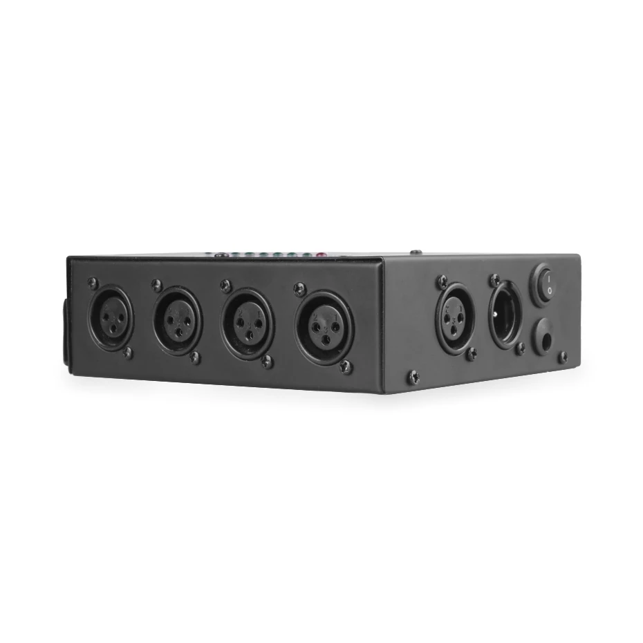 8 Way Channels Isolated 3Pin DMX 512 Optical Splitter Istribution Amplifier for DJ Disco Wedding DMX Stage Lighting Effect Led Stage Light
