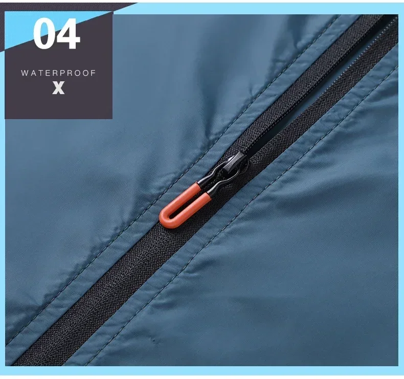 Waterproof Hiking Jacket - Quick Dry Sun Protection Outerwear for Camping  Fishing