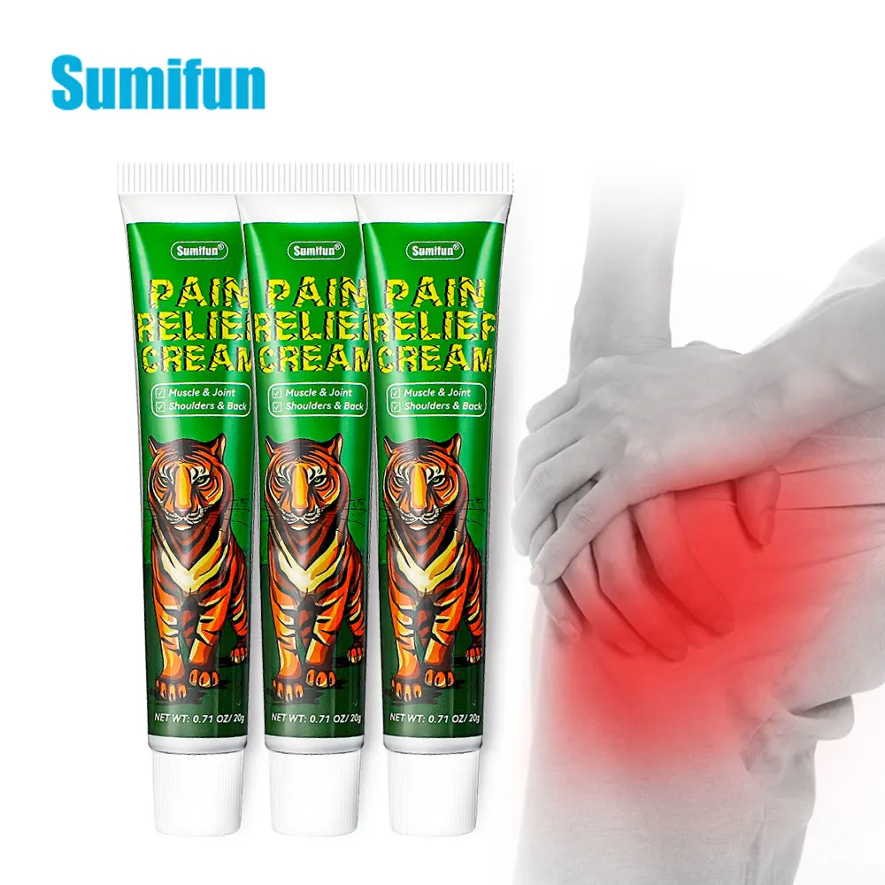 

1/2/3Pcs Sumifun Analgesic Cream Tiger Balm Arthritis Muscle Joint Pain Relief Ointment Rheumatism Lumbar Knee Sprain Plaster