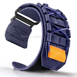 Vibrant Universal Nylon Sport Watch Strap Bracelet - 20mm (Blue)