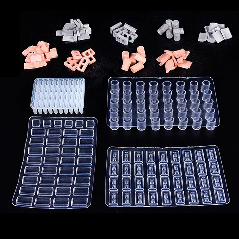 

1Set Sand Table Building Making Mini Brick Silicone Mold Model Brick Handmade Set DIY Home Decoration
