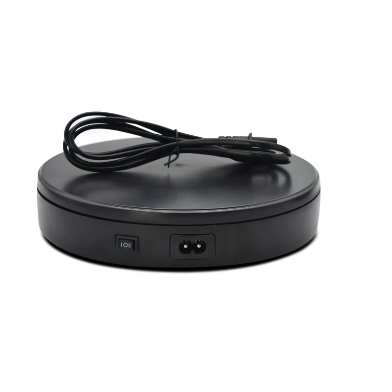 Electric Turntable 360 Rotation 5KG Noiseless Rotating Table Jewelry Watch Multifunctional Display Stands 22*22*4cm