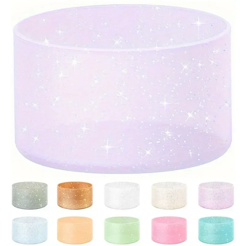 Glitter Silicone Anti-Slip Tumbler Sleeve & Heat Insulation Pad