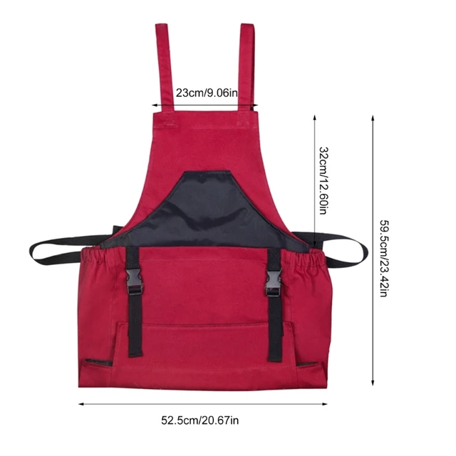 Tartós Kerti Kötény Állítható Gyümölcskertészeti Zsebekkel Nőknek, Kiváló - Image 6