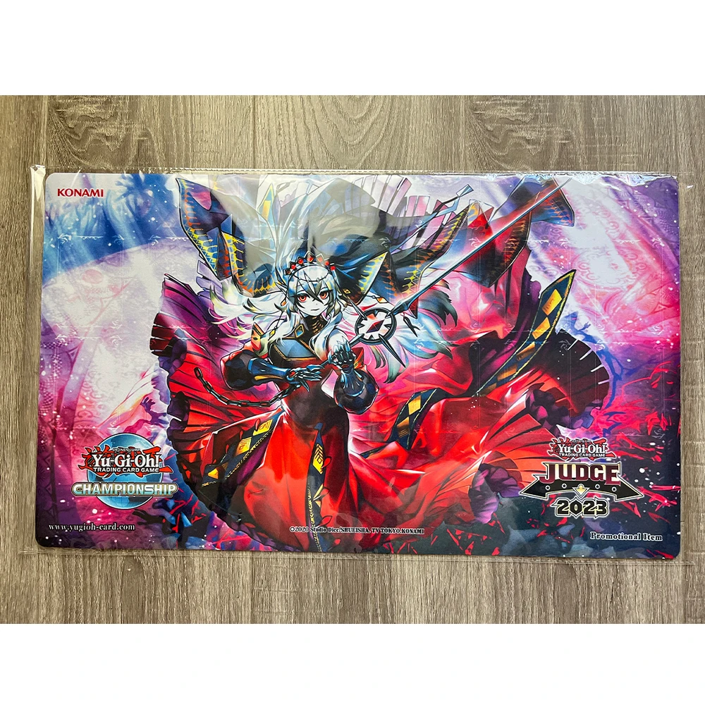 Yu-Gi-Oh Red Cartesia The Virtuous Playmat Card Pad Ygo Mat Mtg Kmc Tcg Yugioh Judge Mat-0186