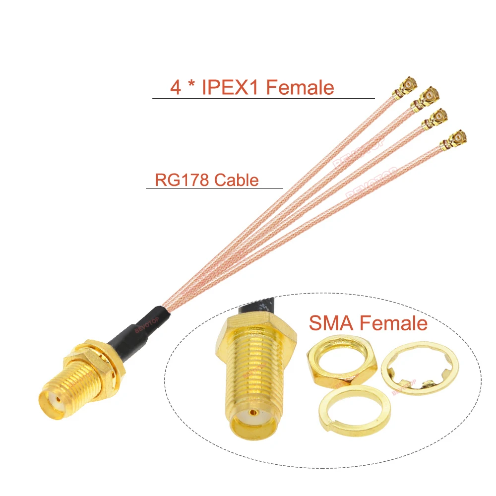 Ipx Ipex U.fl Rp Sma Female Pigtail Cable | Ipx U Fl Ipex Pigtail Connector  Female - Connectors - Aliexpress