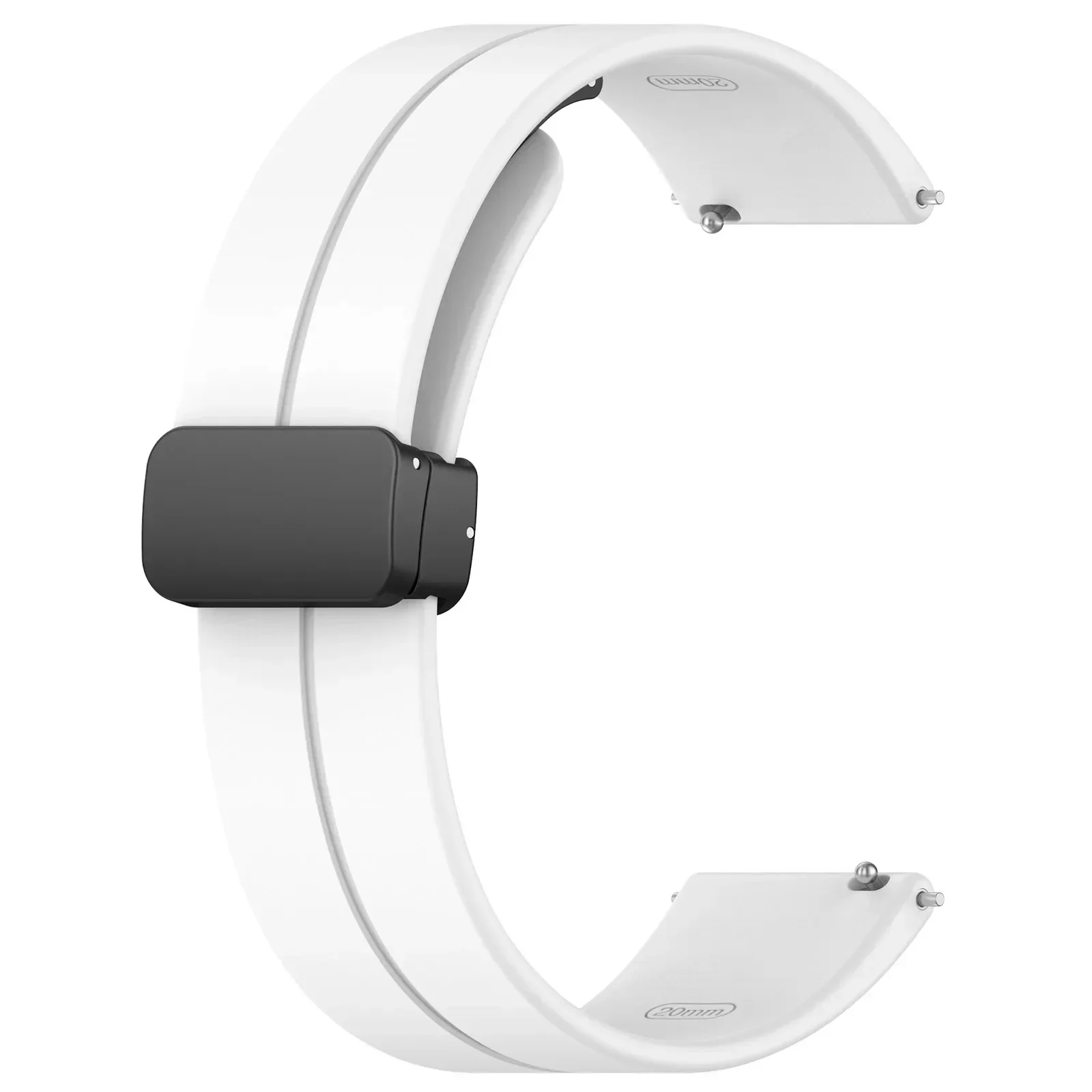 Versatile Silicone Strap with Magnetic Buckle (Multiple Sizes Available)