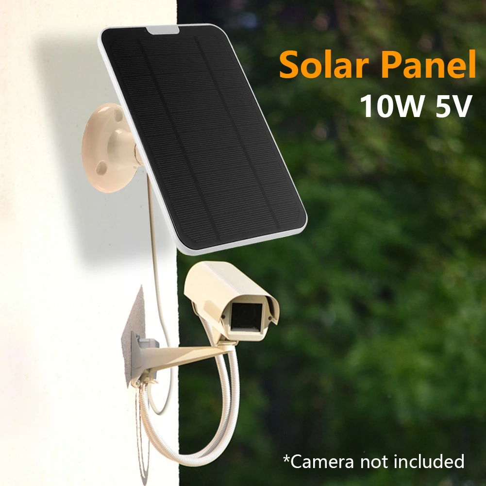 Solar Panel Solar Battery Charger 10W 5V with Micro USB Powering IP