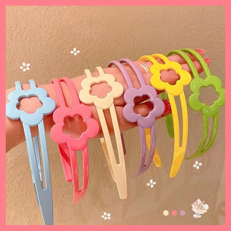 New Lovely Flowers Imple Sweet Flower Headband for Children Kid Girl Headband Jewelry Accessories Headwear Wholesale sweety mini suitcase jewelry storage box women lovely small earring necklace showcase dollhouse handbag model packing case