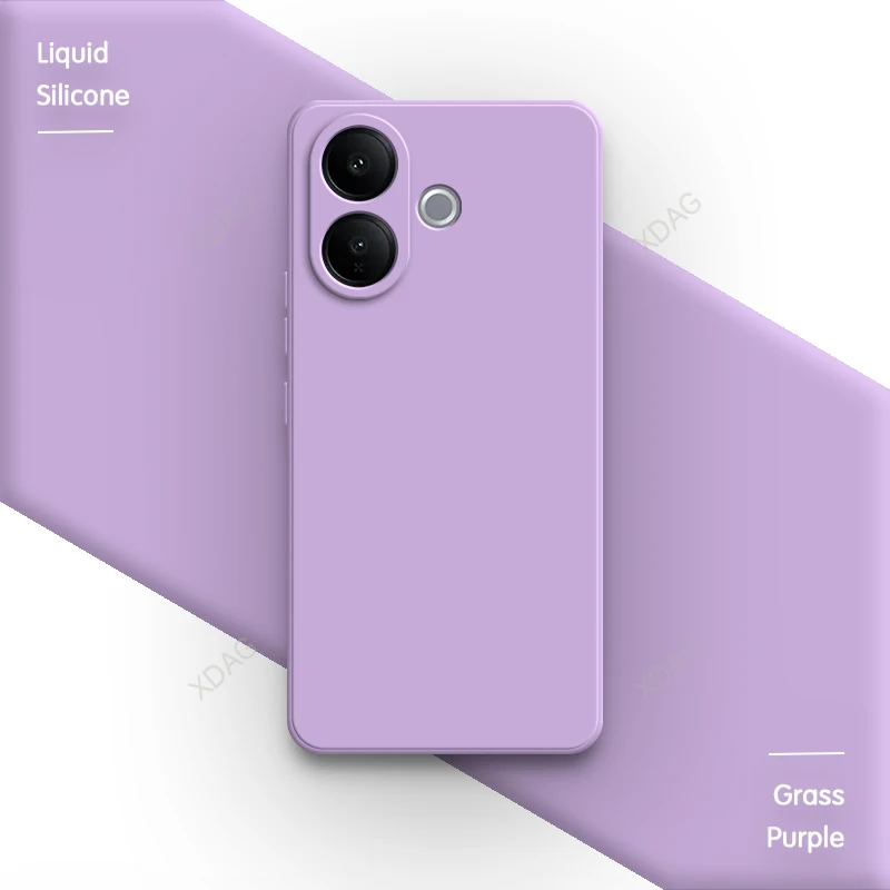 Premium Silicone Phone Case with Camera Protection – Fashionable High-Quality Back Cover