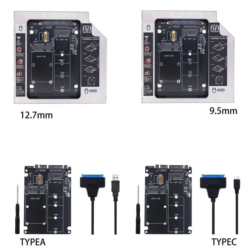 M.2 NGFF mSATA-Sata 어댑터 카드용 652F, M.2 NGFF SSD-2.5 SSD 드라이브용 M.2 SSD-2.5 Sat용 키용 B-M