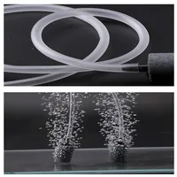 4*6 มม.ซิลิคอน Aquarium 1 M/3 M/5 M/10 M ท่อปั๊มออกซิเจน Air Bubble Stone Aquarium Fish TANK Pond ปั๊มหลอดวัสดุเกรดอาหาร 5