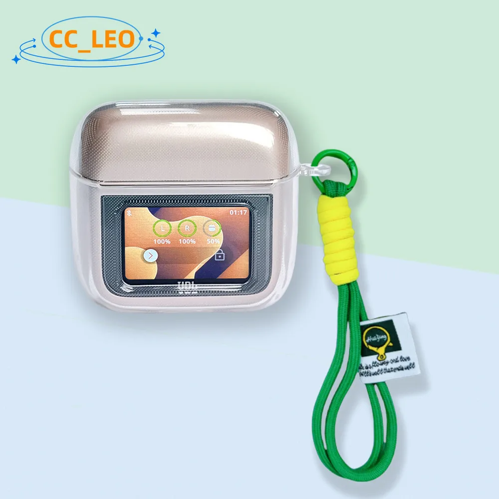 Clear Soft Protective Shockproof Case with Cute Lanyard Pendant