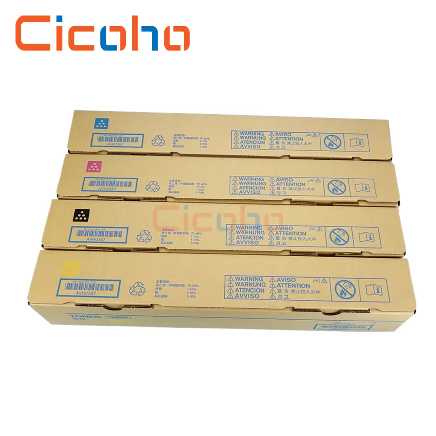 4 Colors Compatible TN324 Toner Cartridge for Konica Minolta Bizhub C225 258 308 368