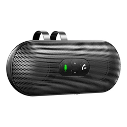 Bluetooth Speaker Handsfree Car Kit with Sun Visor Clip and MP3 Music Player (V5.4)