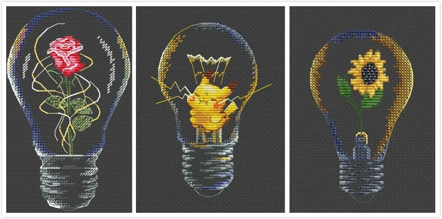 Pikachu Cross Stitch Kit – Mischief