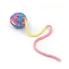 12/6/1Pcs Funny Cat Toys Colorful Yarn Ball with Bell Sounding Interactive Chewing Toy for Kitten Stuffed Toy Ball Cat Supplies 6