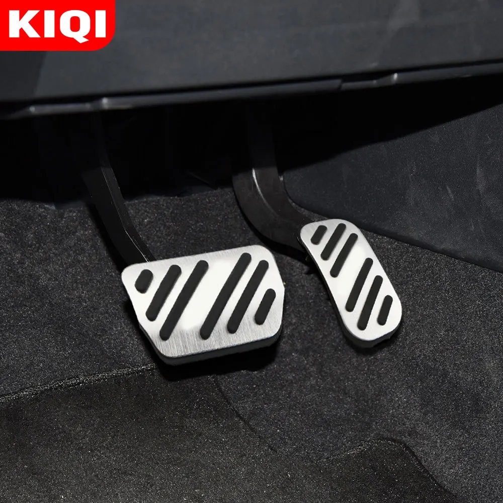 AT 도요타 C-HR CHR 2016 - 2024 용 자동차 페달, 알루미늄 합금 브레이크 페달, 가속 페달 커버 패드 부품, 인테리어 액세서리