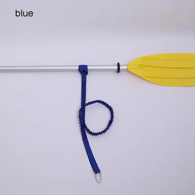 1PC Elastic Kayak Paddle Leash Adjustable With Safety Hook Fishing Rod