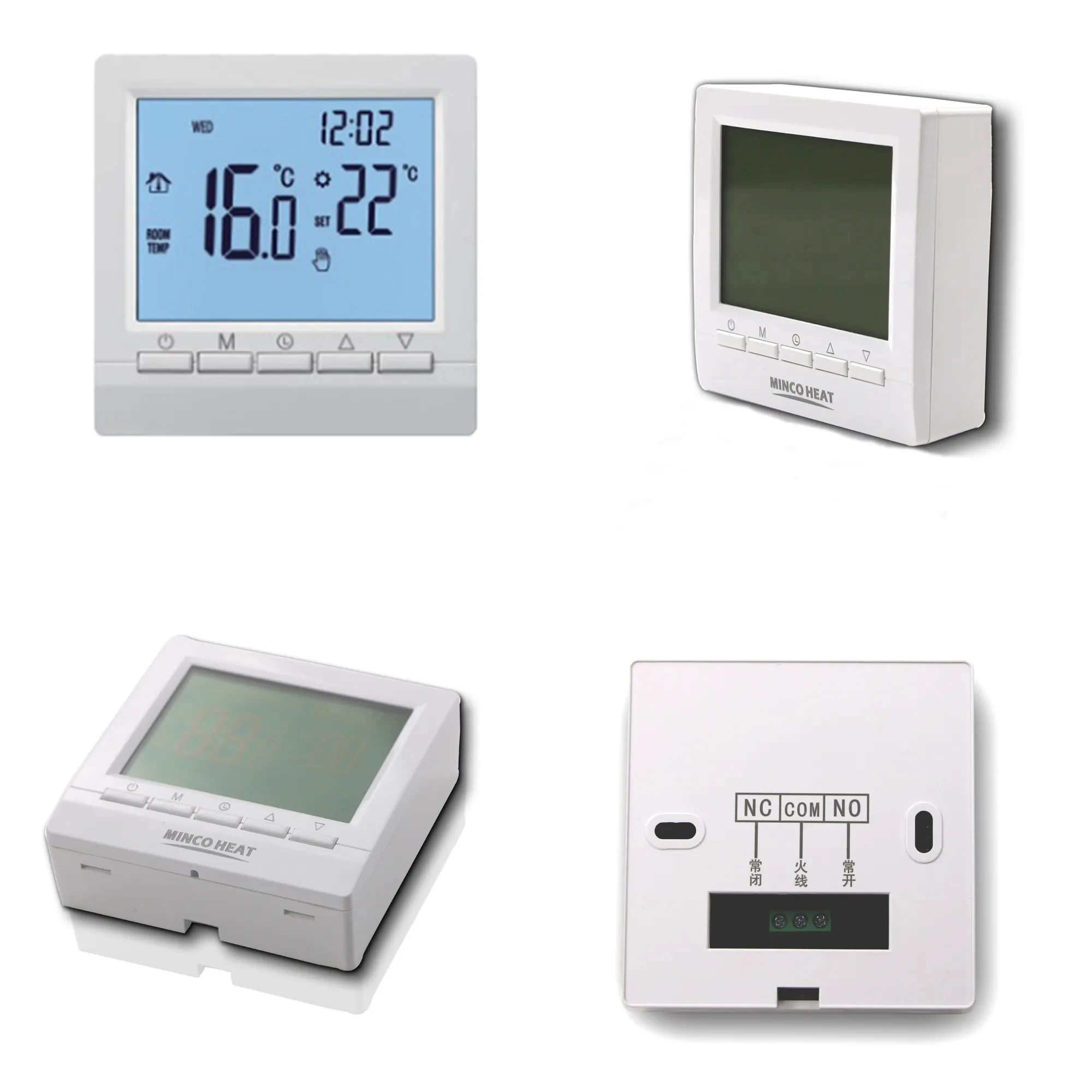 Gas Boiler Heating Temperature Regulator Hand Controller Thermostat With Kid Lock For Electric Thermostat