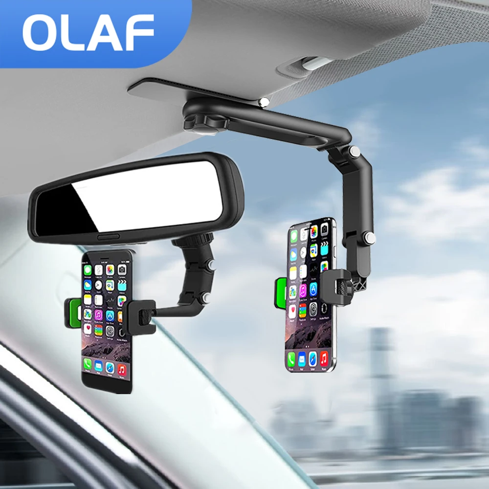 Multifunctional Rearview Mirror Phone Holder Rearview Mirror Cell